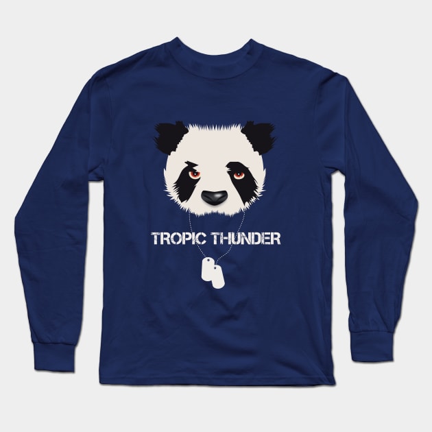 Tropic Thunder - Alternative Movie Poster Long Sleeve T-Shirt by MoviePosterBoy